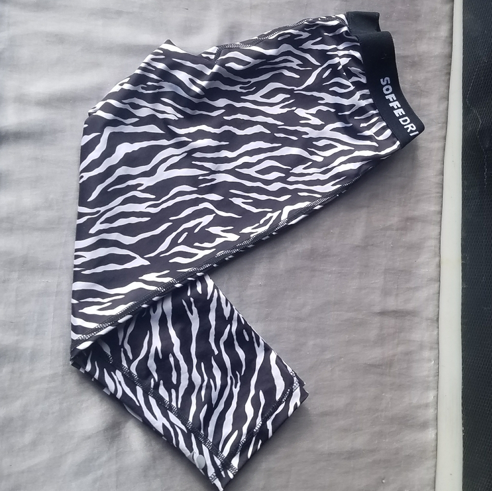 Zebra Soffe Dri sz S Capri leggings